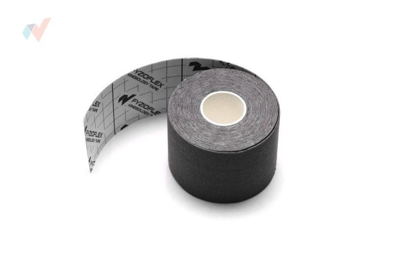FyzioFlex Kinesiology Tape - voděodolný - černá
