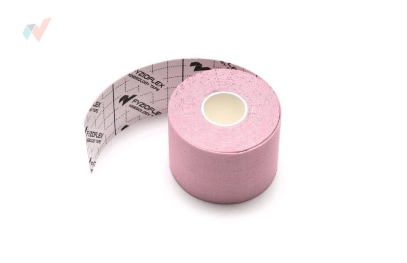 FyzioFlex Kinesiology Tape - voděodolný - světle růžová