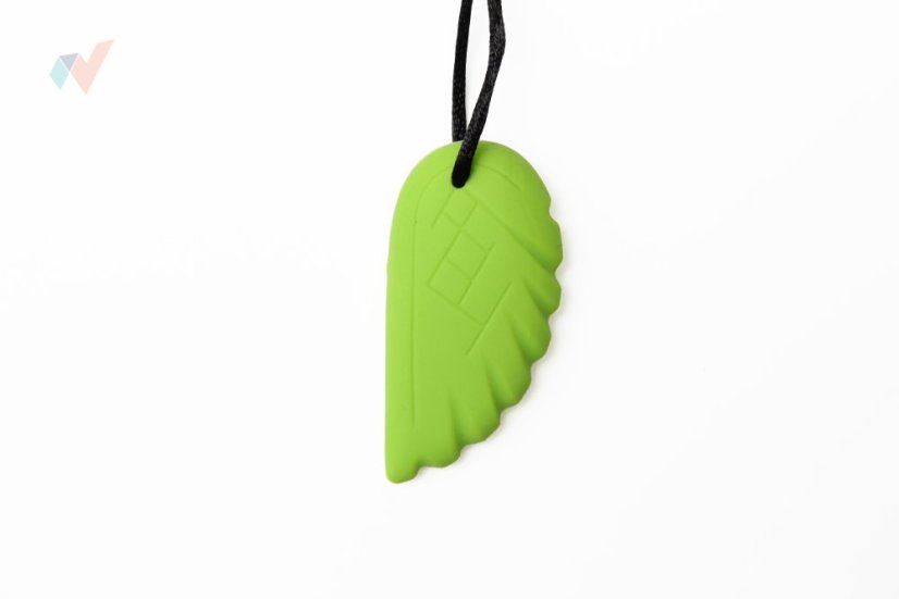 FyzioFlex Chew-it Leaf - logopedické kousátko - Barva: Zelená