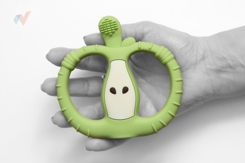 FyzioFlex Sense-it Apple - antistresové vibračné hryzátko