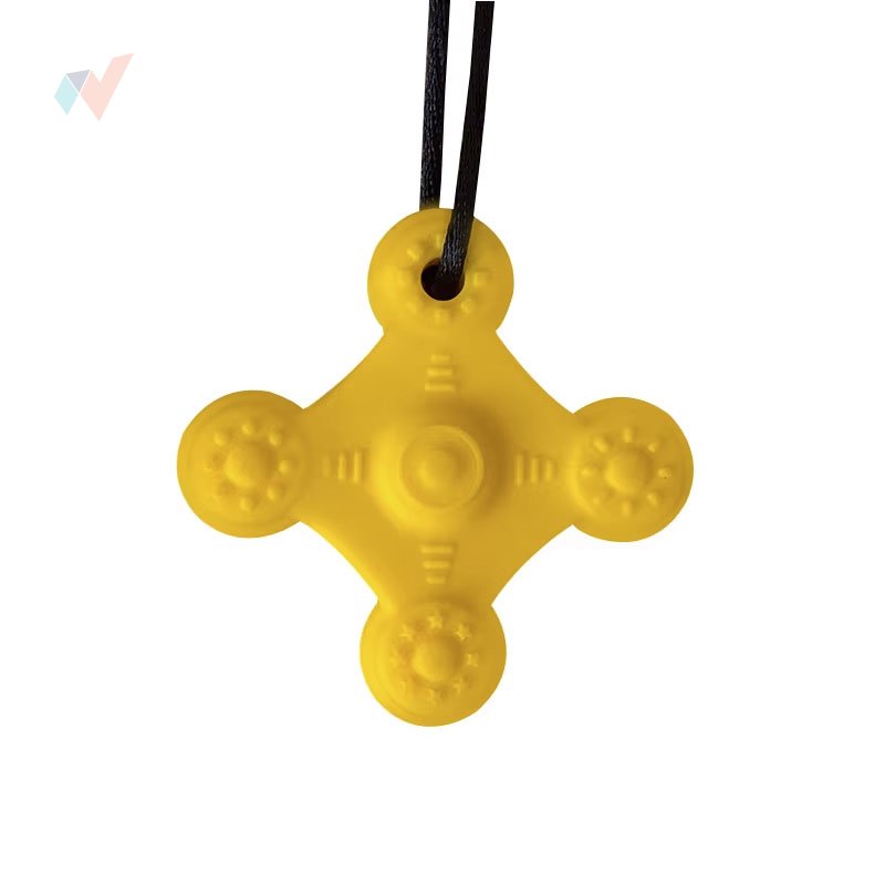 FyzioFlex Chew-it Cross - logopedické kousátko - Barva: Červená