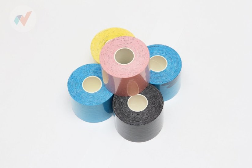 FyzioFlex Kinesiology Tape - vodeodolný - maskáčová modrá