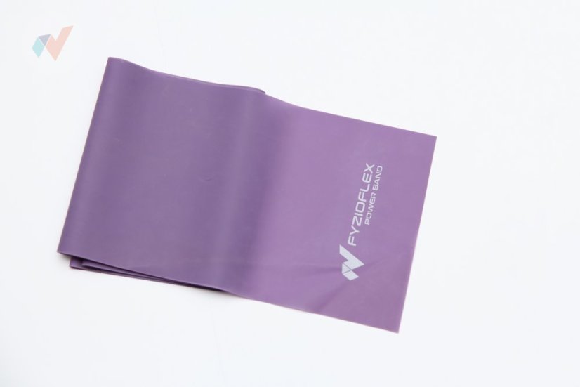 FyzioFlex Power Band - posilňovacia guma, 2 m - šedá - veľmi ľahká