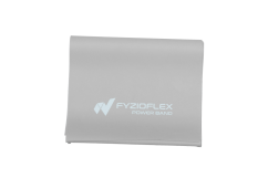 FyzioFlex Power Band - posilovací guma, 2 m - šedá - velmi lehká