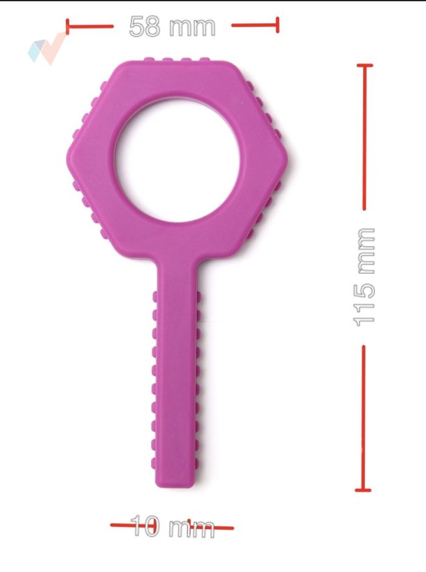 FyzioFlex Grab-it Wrench - hryzátko do ruky / grabber s výstupkami - Farba: Zelená