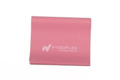FyzioFlex Power Band - posilovací guma, 2 m - růžová - extra lehká