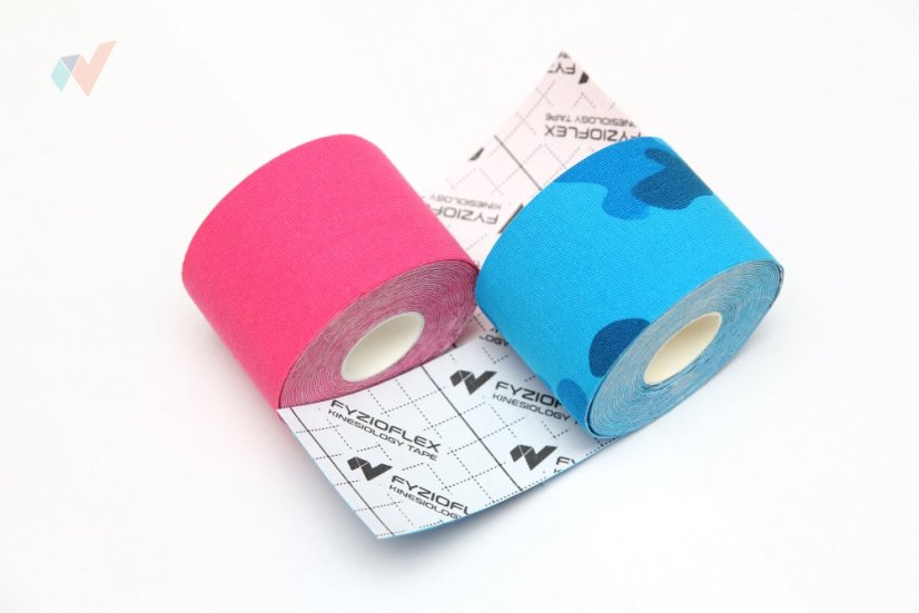 FyzioFlex Kinesiology Tape - vodeodolný - rúžová