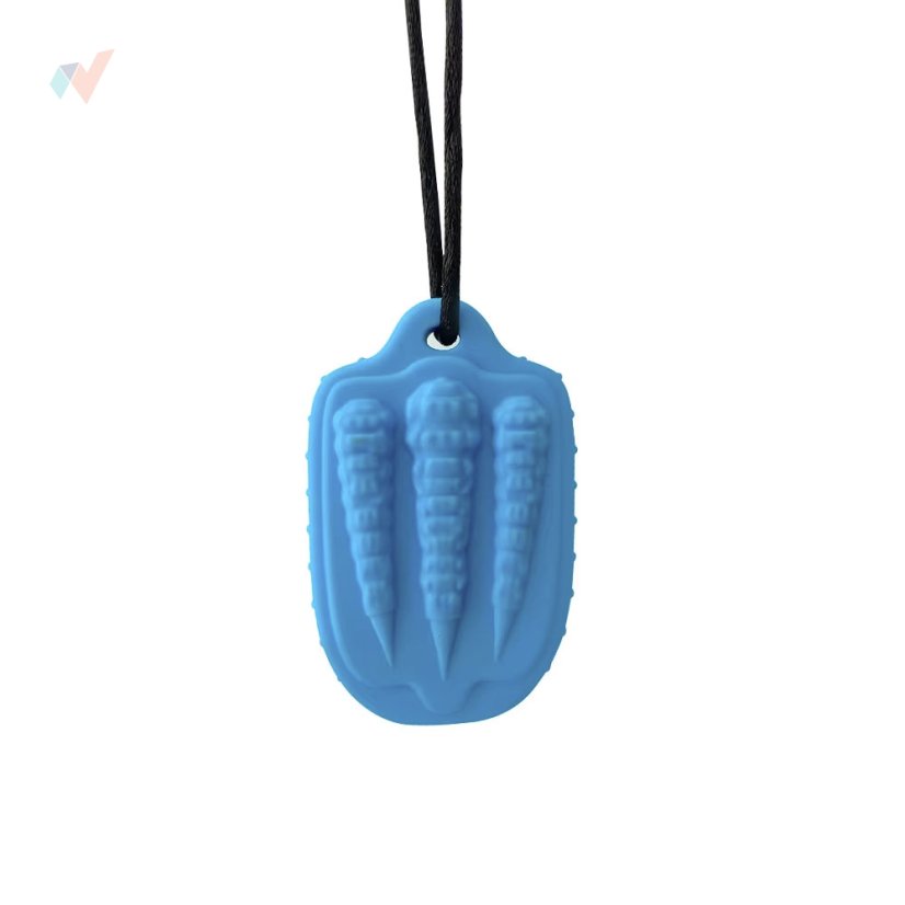 FyzioFlex Chew-it Trilobit - logopedické kousátko - Barva: Modrá