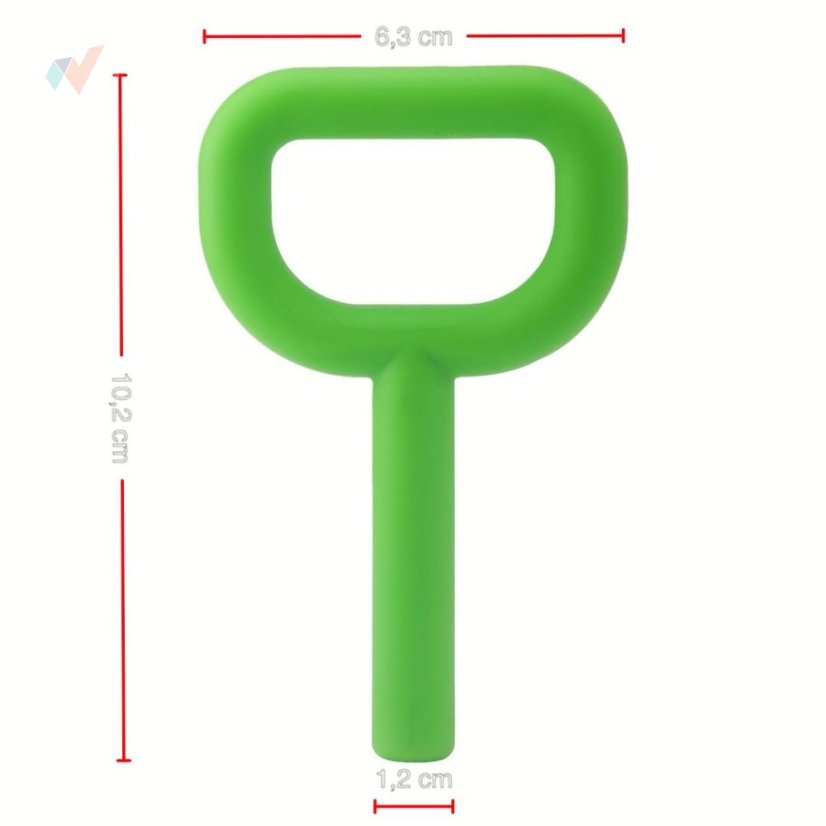 FyzioFlex Grab-it Key - žvýkací kousátko bez výstupků pro nejmenší děti