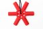FyzioFlex Grab-it Rudder - hryzátko do ruky / grabber s textúrou - Farba: Fialová