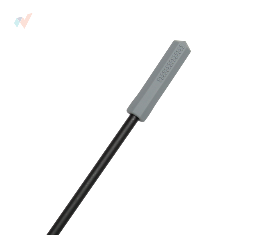 FyzioFlex Chew-on Crystal - násadka na tužku proti stresu - Barva: Červená