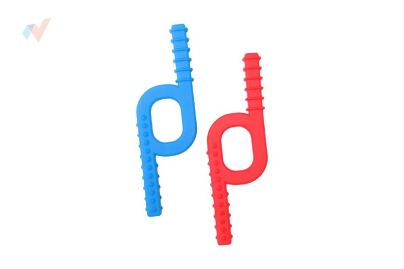 FyzioFlex Grab-it Q - hryzátko do ruky / grabber s textúrou - Farba: Modrá