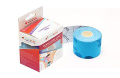 FyzioFlex Kinesiology Tape - voděodolný - kamuflážová modrá