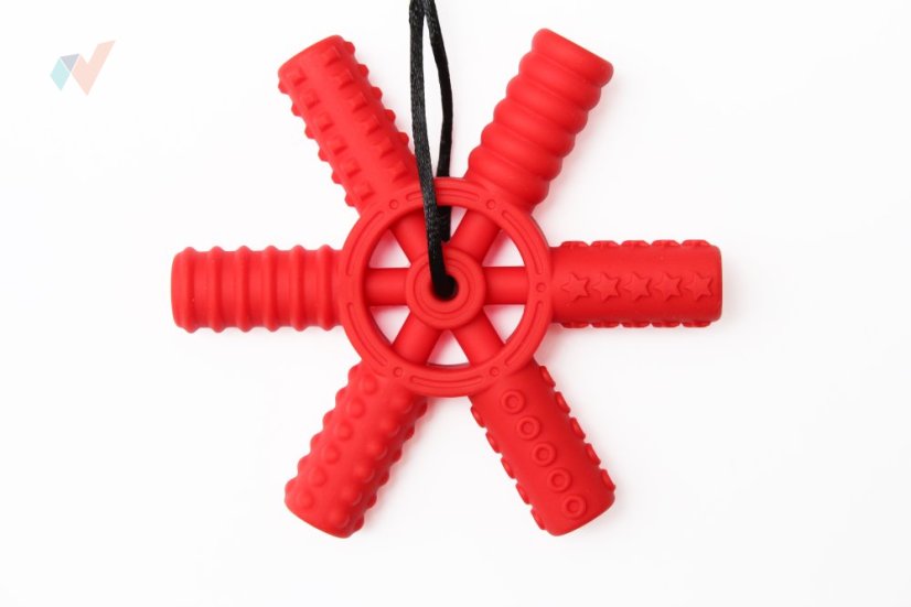FyzioFlex Grab-it Rudder - hryzátko do ruky / grabber s textúrou - Farba: Fialová