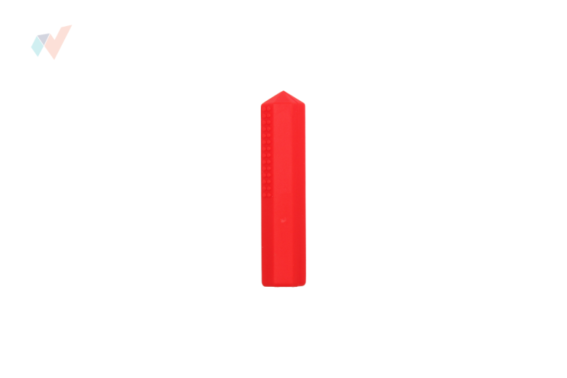 FyzioFlex Chew-on Crystal - násadka na tužku proti stresu - Barva: Červená