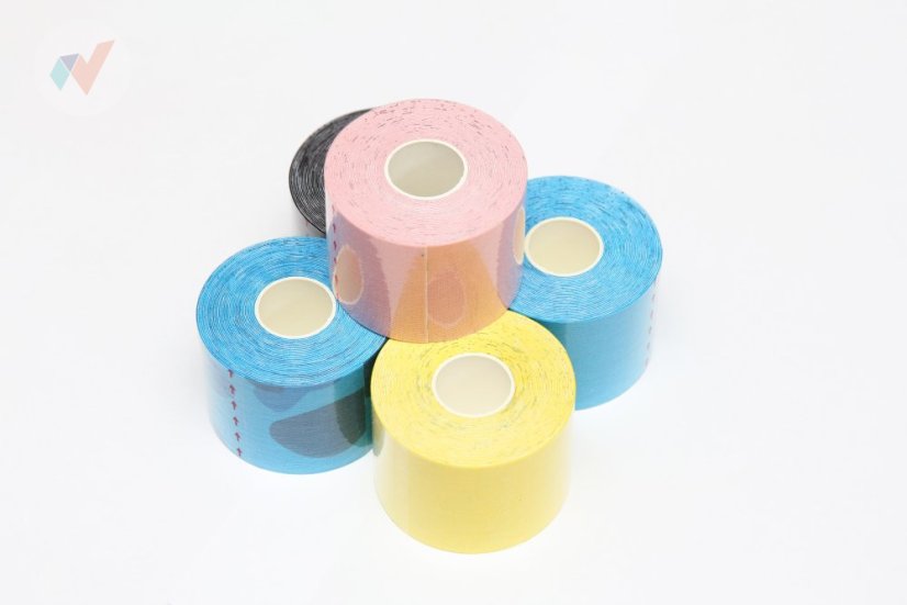 FyzioFlex Kinesiology Tape - vodeodolný - maskáčová modrá