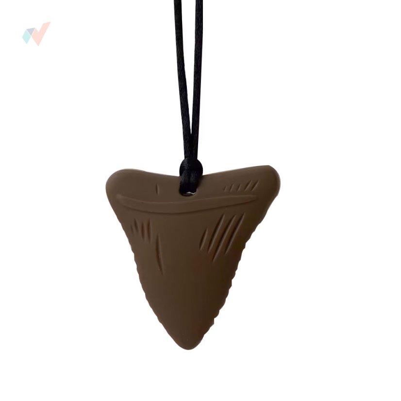 FyzioFlex Chew-it Tooth - logopedické hryzátko - Farba: Sveto hnedá