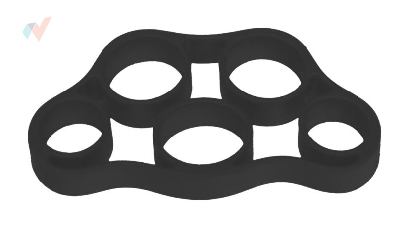 FyzioFlex Finger Band - posilovač prstů - 4 kg - Černá
