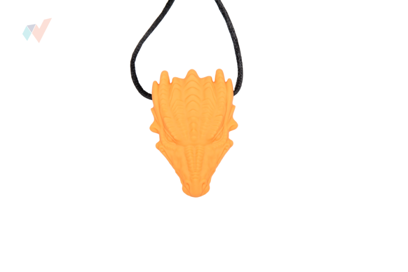 FyzioFlex Chew-it Smaug - logopedické kousátko - Barva: Růžová