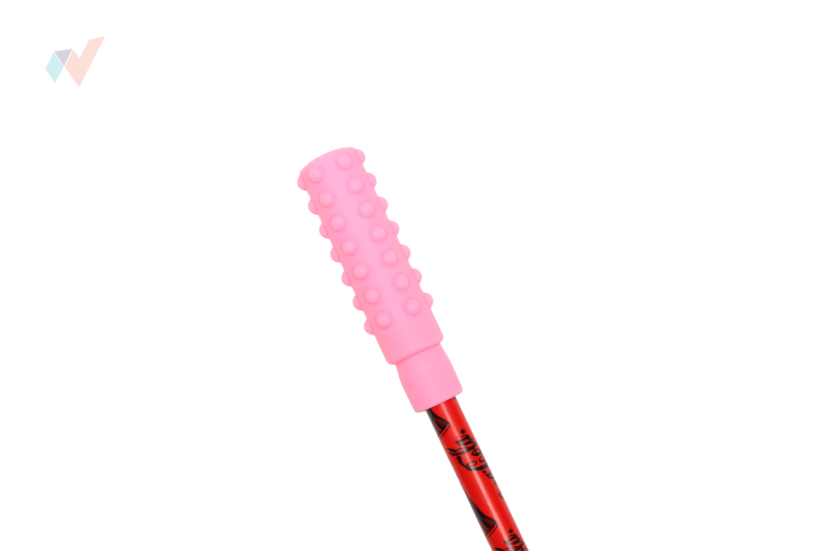 FyzioFlex Chew-on Stick - násadka na ceruzku proti stresu - Farba: Červená