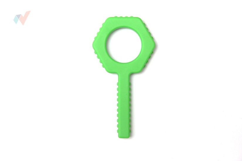 FyzioFlex Grab-it Wrench - hryzátko do ruky / grabber s výstupkami - Farba: Zelená