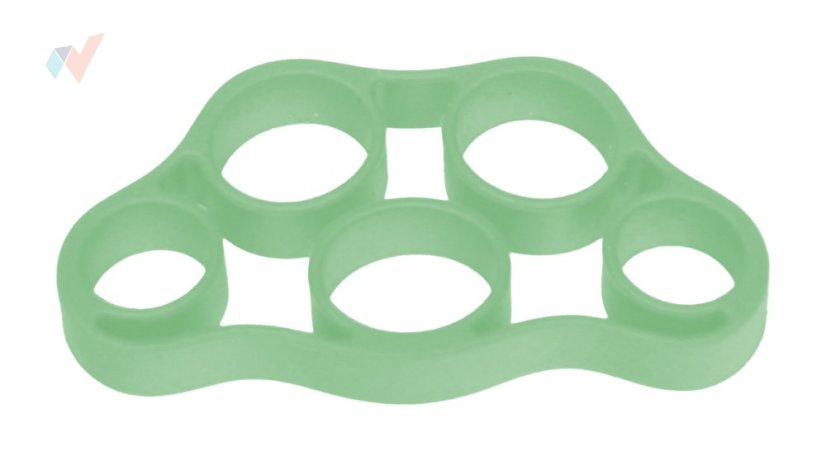FyzioFlex Finger Band - posilovač prstů - 3 kg - Světle zelená