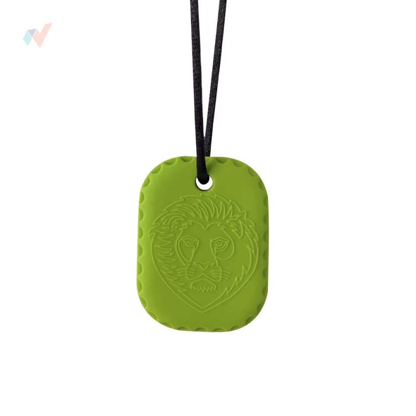 FyzioFlex Chew-it Lion - logopedické hryzátko - Farba: Žltá