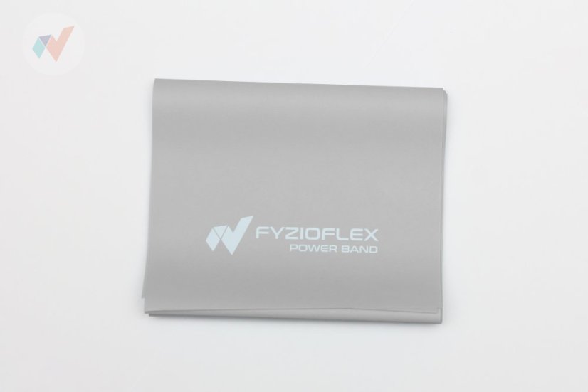 FyzioFlex Power Band - posilňovacia guma, 2 m - šedá - veľmi ľahká