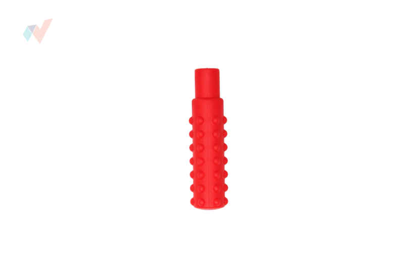 FyzioFlex Chew-on Stick - násadka na ceruzku proti stresu - Farba: Červená