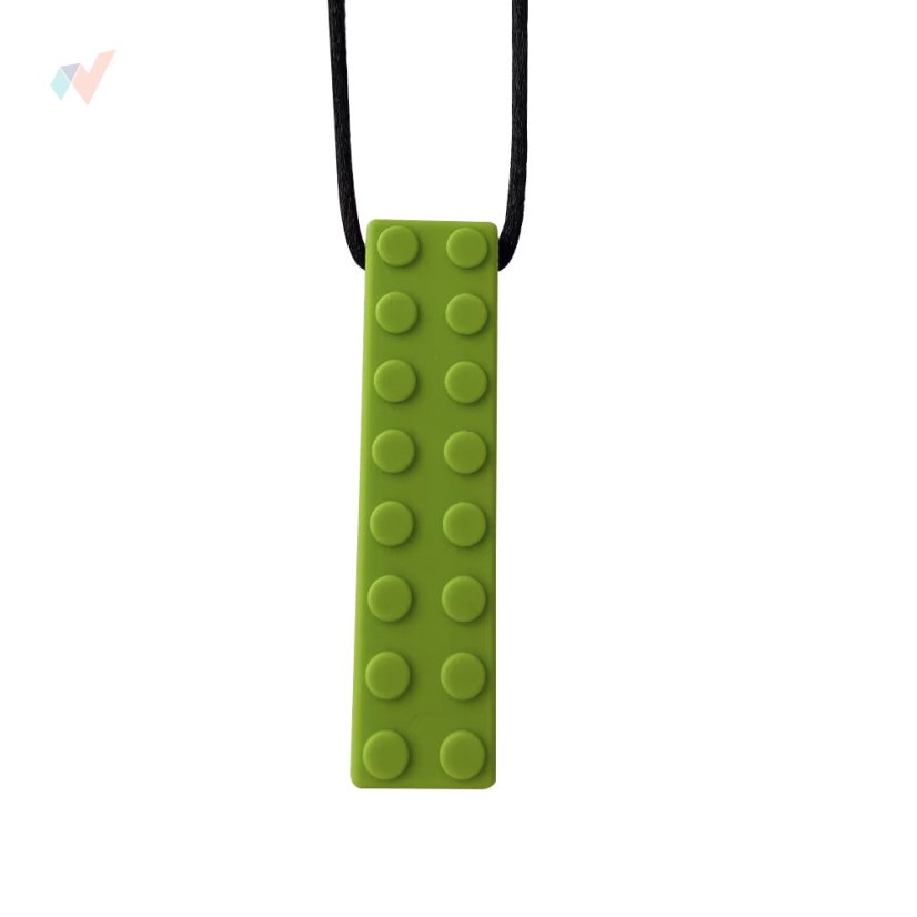 FyzioFlex Chew-it Brick - logopedické hryzátko - Farba: Červená