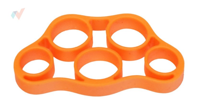 FyzioFlex Finger Band - posilovač prstů - 5 kg - Oranžový