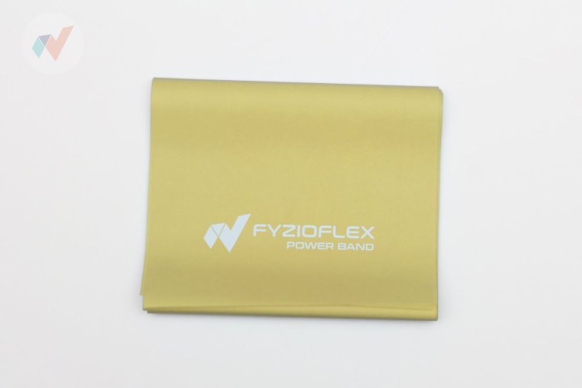 FyzioFlex Power Band - posilňovacia guma, 2 m - žltá - ľahká