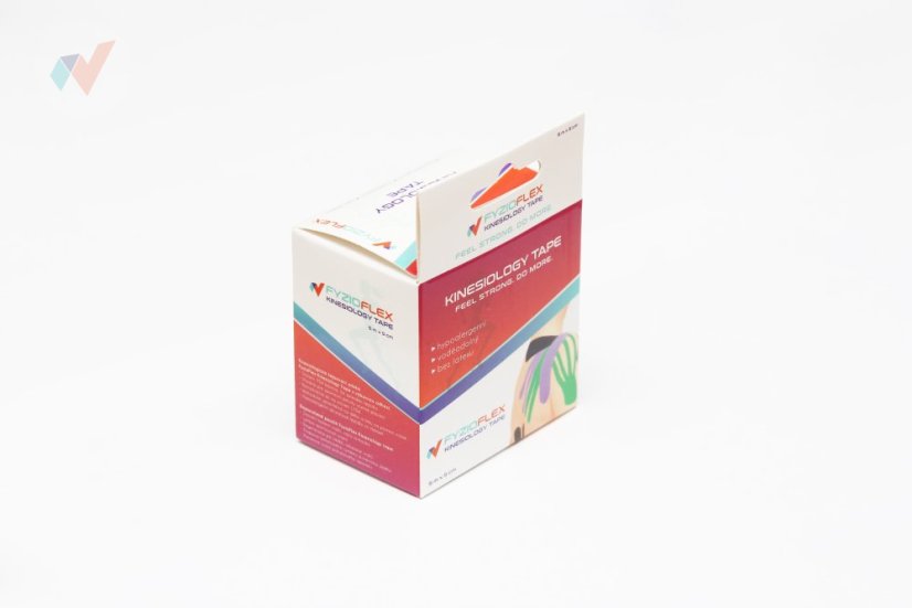FyzioFlex Kinesiology Tape - vodeodolný - rúžová