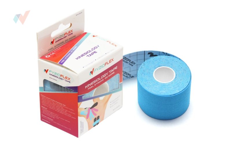 FyzioFlex Kinesiology Tape - voděodolný - modrá