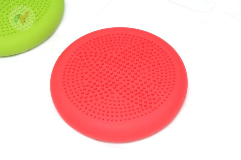 FyzioFlex Balance Pad - balančná podložka s pumpičkou - červená