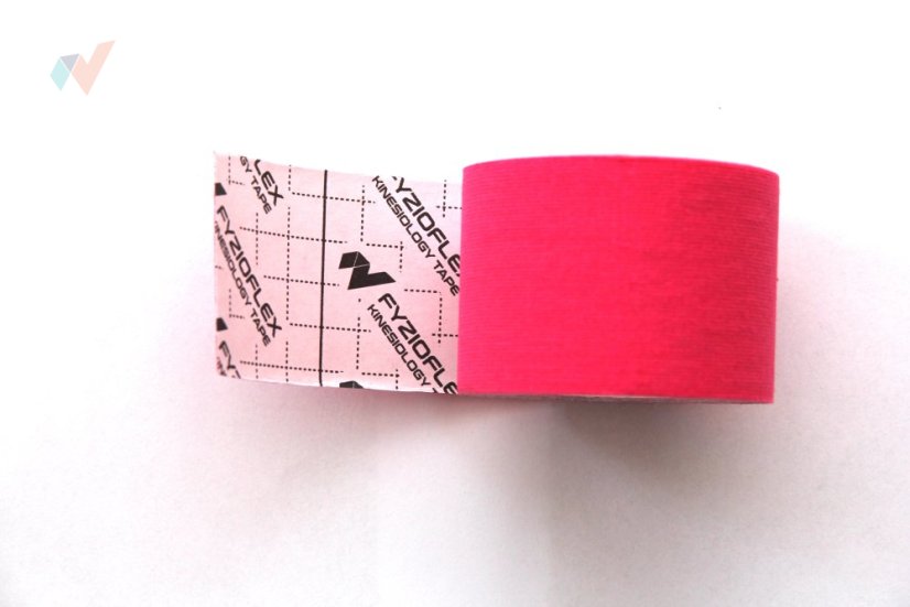 FyzioFlex Kinesiology Tape - voděodolný - růžová