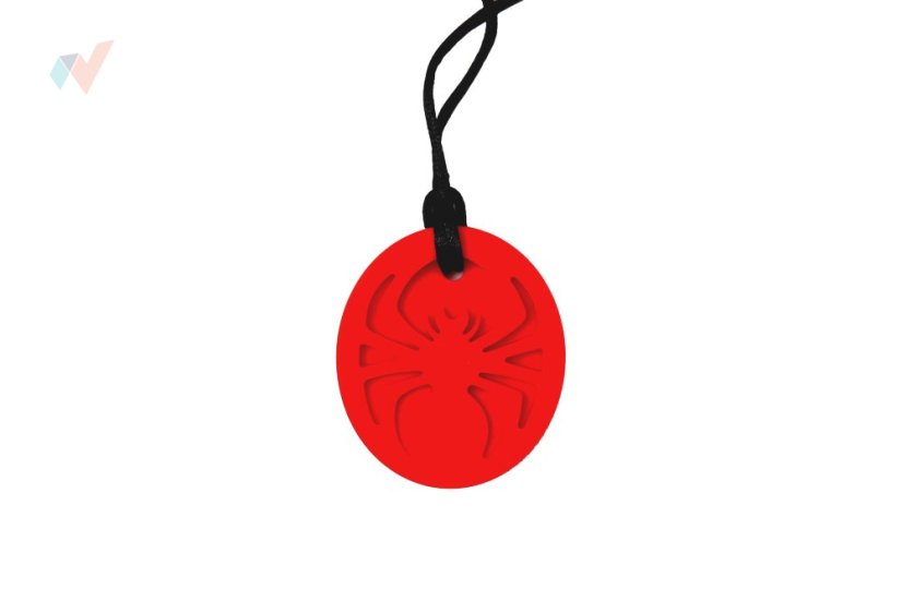 FyzioFlex Chew-it Spider - logopedické hryzátko - Farba: Tyrkysová