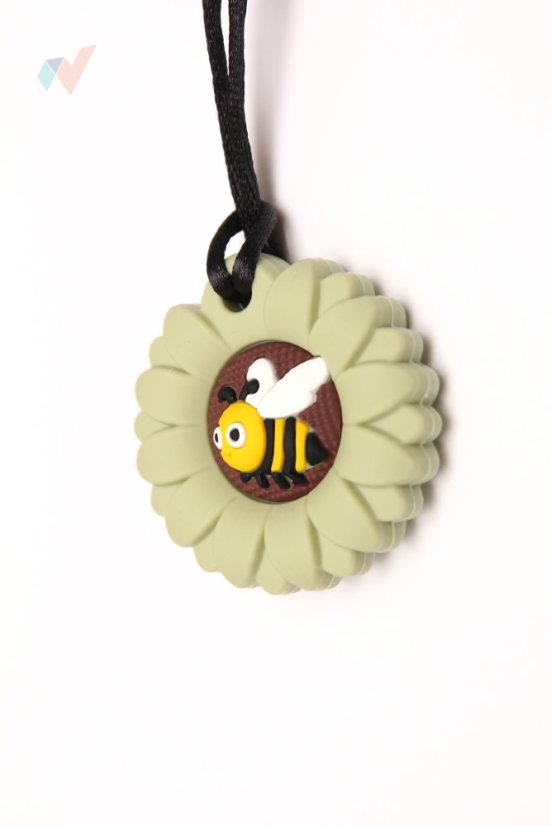 FyzioFlex Chew-it Bee - logopedické kousátko - Barva: Zelená