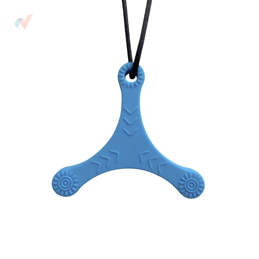 FyzioFlex Chew-it Boomerang - logopedické kousátko - Barva: Červená