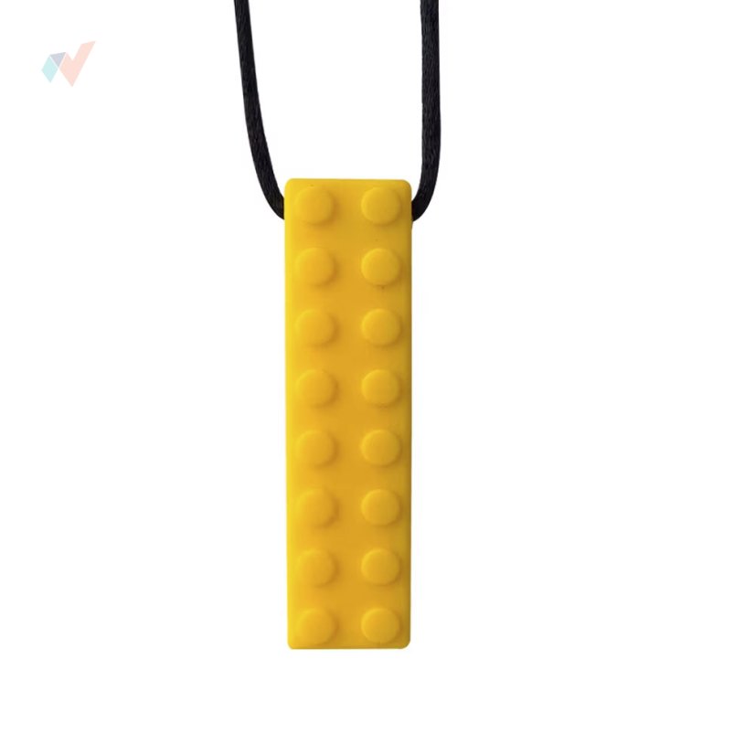 FyzioFlex Chew-it Brick - logopedické hryzátko - Farba: Červená