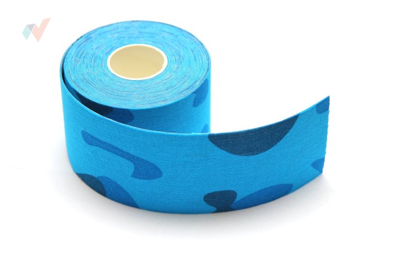 FyzioFlex Kinesiology Tape - vodeodolný - maskáčová modrá
