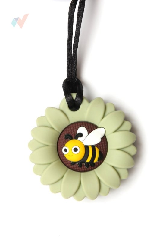 FyzioFlex Chew-it Bee - logopedické kousátko - Barva: Zelená