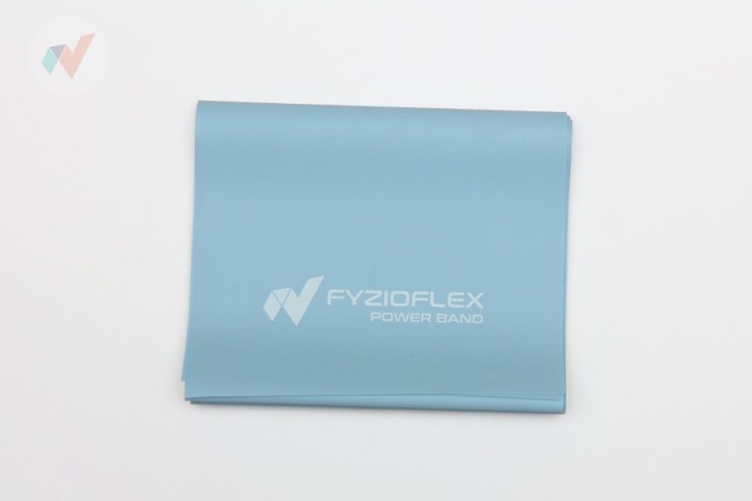 FyzioFlex Power Band - posilňovacia guma, 2 m - svetlo modrá - velmi ťažká