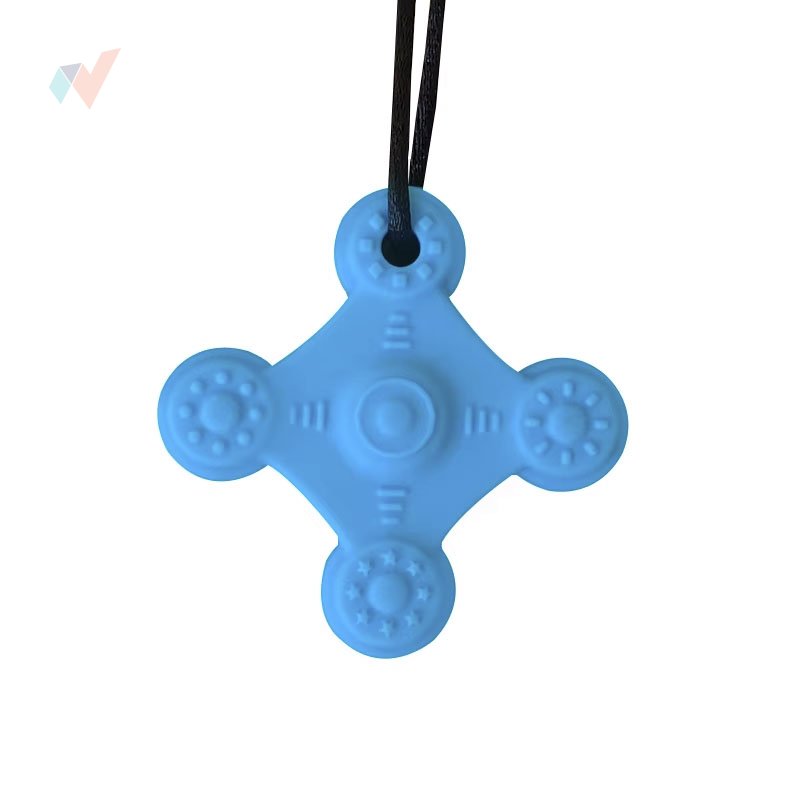 FyzioFlex Chew-it Cross - logopedické kousátko - Barva: Červená