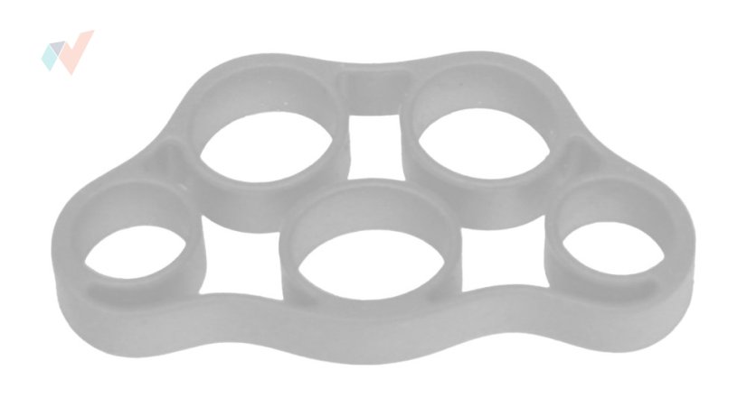 FyzioFlex Finger Band - posilovač prstov - 4 kg - Šedá
