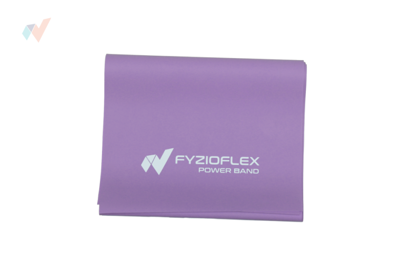 FyzioFlex Power Band - posilňovacia guma, 2 m - fialová - extra ťažká