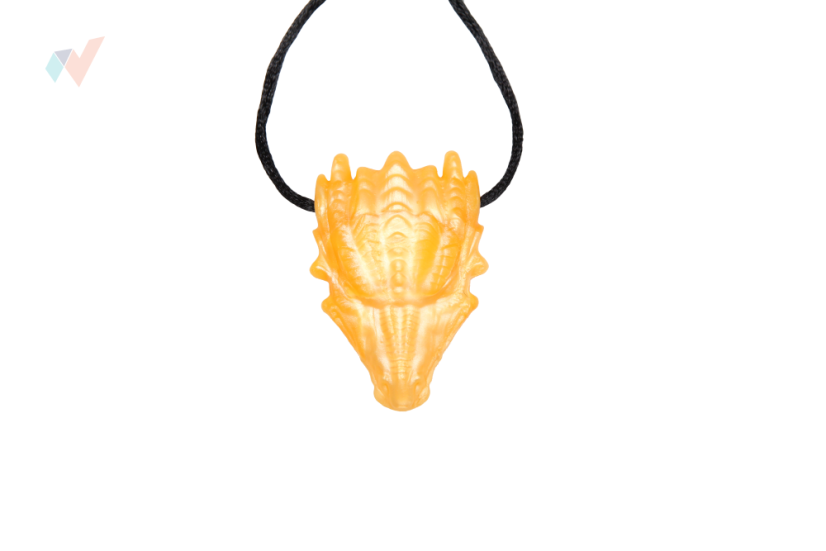 FyzioFlex Chew-it Smaug - logopedické hryzátko - Farba: Zlatá