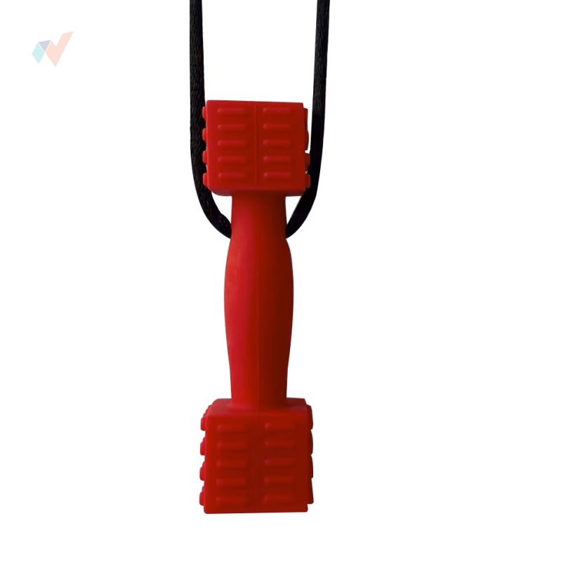 FyzioFlex Chew-it Dumbbell - logopedické kousátko - Barva: Oranžová