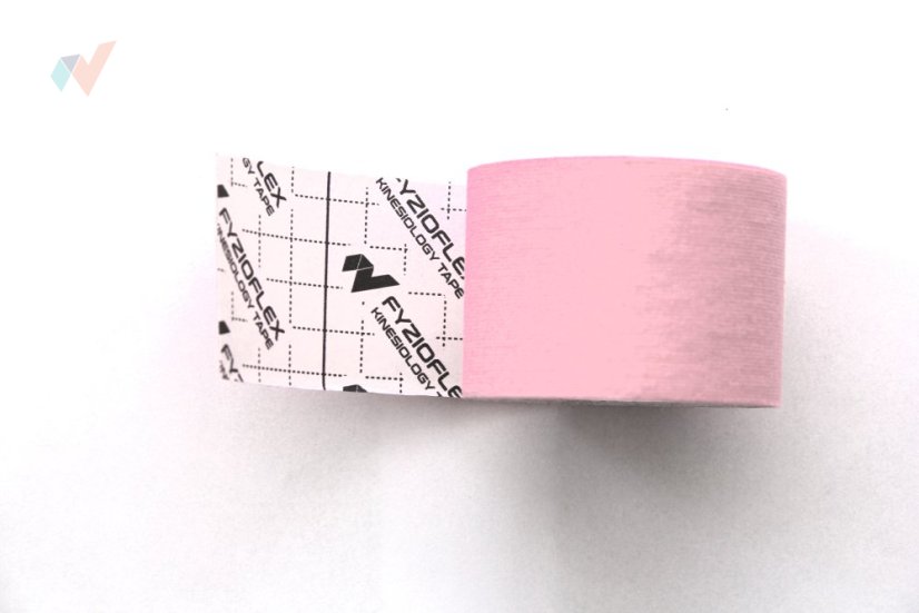 FyzioFlex Kinesiology Tape - voděodolný - světle růžová