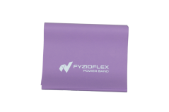 FyzioFlex Power Band - posilovací guma, 2 m - fialová - extra těžká